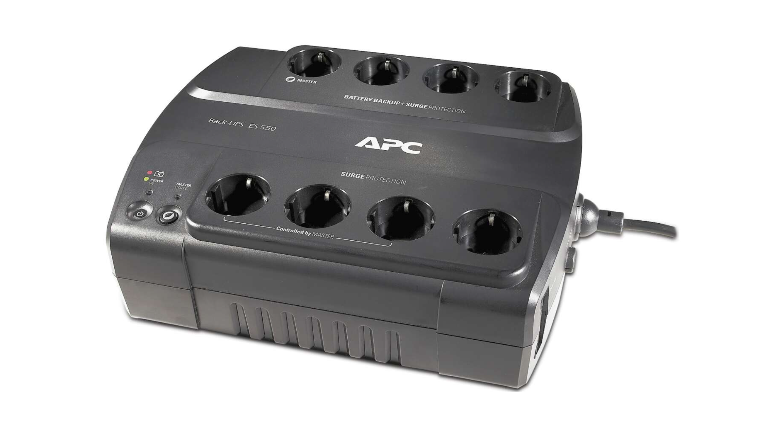 APC Power-Saving Back-UPS ES 550VA, 230V, 8 Outlets, CEE 7/7 Without Battery