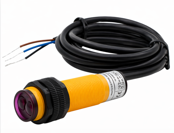 E3F-DS30C4 NPN, NO, Infrared Reflection Photoelectric Sensor 30Cm, 300mA, 6-36Vdc
