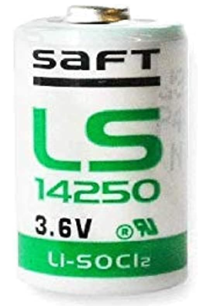 LS14250 Lithium Battery 1/2 AA, 3.6Vdc