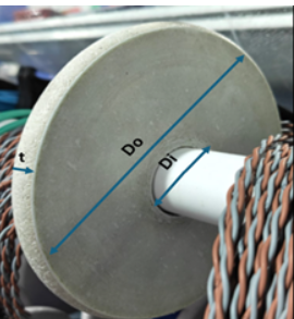 Foam Separator Do=123mm Di=28 mm t=10 mm