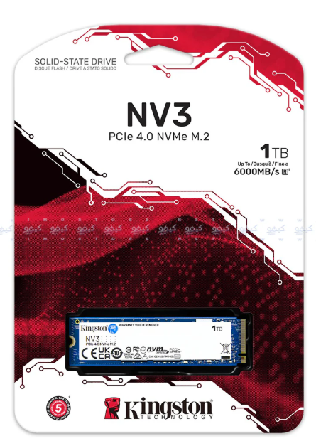 Kingston NV3 1TB NVMe PCIe M.2 SSD