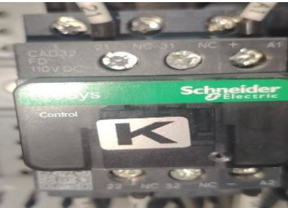 AUXILIARY CONTACTOR- 110VDC