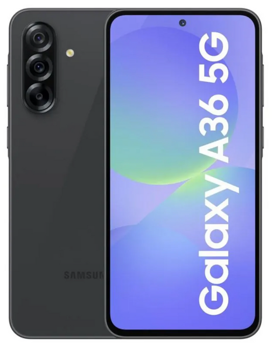 سامسونج جالكسي A36 بشريحتين اتصال 256 جيجابايت 8 جيجا رام أسود أسود A366BVEGY-B