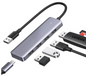 موزعات USB 3.0 من يوجرين بأربع منافذ فائق النحافة لتوسيع منافذ اللاب توب، منفذ شحن 5V، متوافق مع سيرفس بر وبلاي ستيشن 4/بلاي ستيشن 5 وXbox One ومحركات فلاش ميموري وهارد HDD ولوحات المفاتيح والماوس