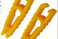 2pcs Car Fuse Puller and Pliers Tool - Durable Plastic, Yellow - Essential Automotive Maintenance Accessory