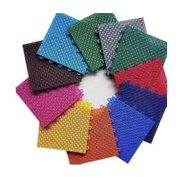 ( PP&PE TILES )   بلاط ضد التزحلق والانزلاق ، مناسب للاماكن الرطبة والمبللة ، يصلح للاستخدام الداخلي والخارجي الابعاد 25*25سم 