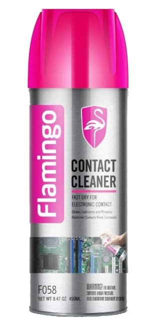 F058 FLAMINGO CONTACT CLEANER 450ML