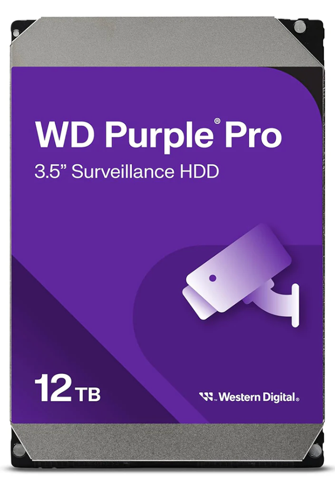 Western Digital Purple PRO 12TB 3.5 Inch Surveillance Internal Hard Drive