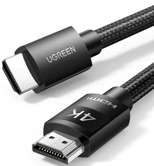 UGREEN 40103 HD119 4K HDMI Male to Male Braided Cable 5.0m (Black)