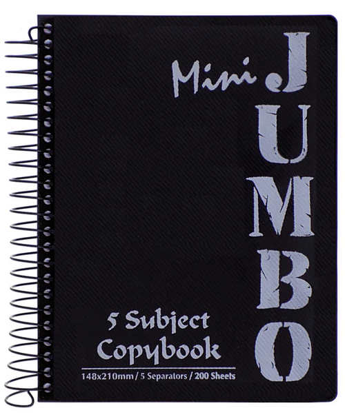 A6 Jumbo Notebook (5 Subjects)