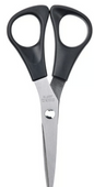 MÅNÖGA Scissors, stainless steel/black