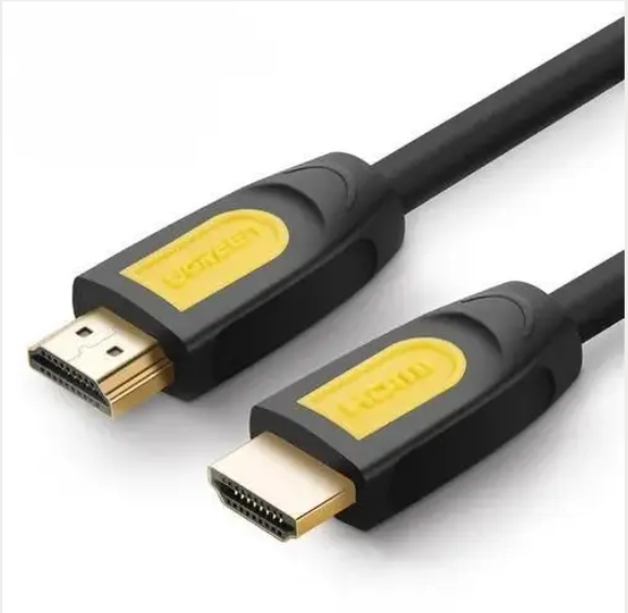 UGREEN HD 101 (10167) HDMI ROUND CABLE 5M (YELLOW/BLACK)