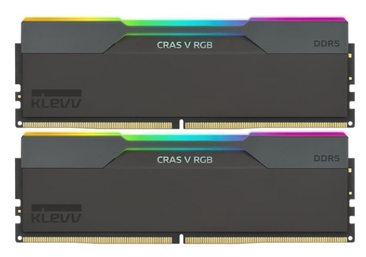 KLEVV CRAS V RGB 64GB ( 2x32GB ) DDR5 6400MHZ CL32 Desktop Memory