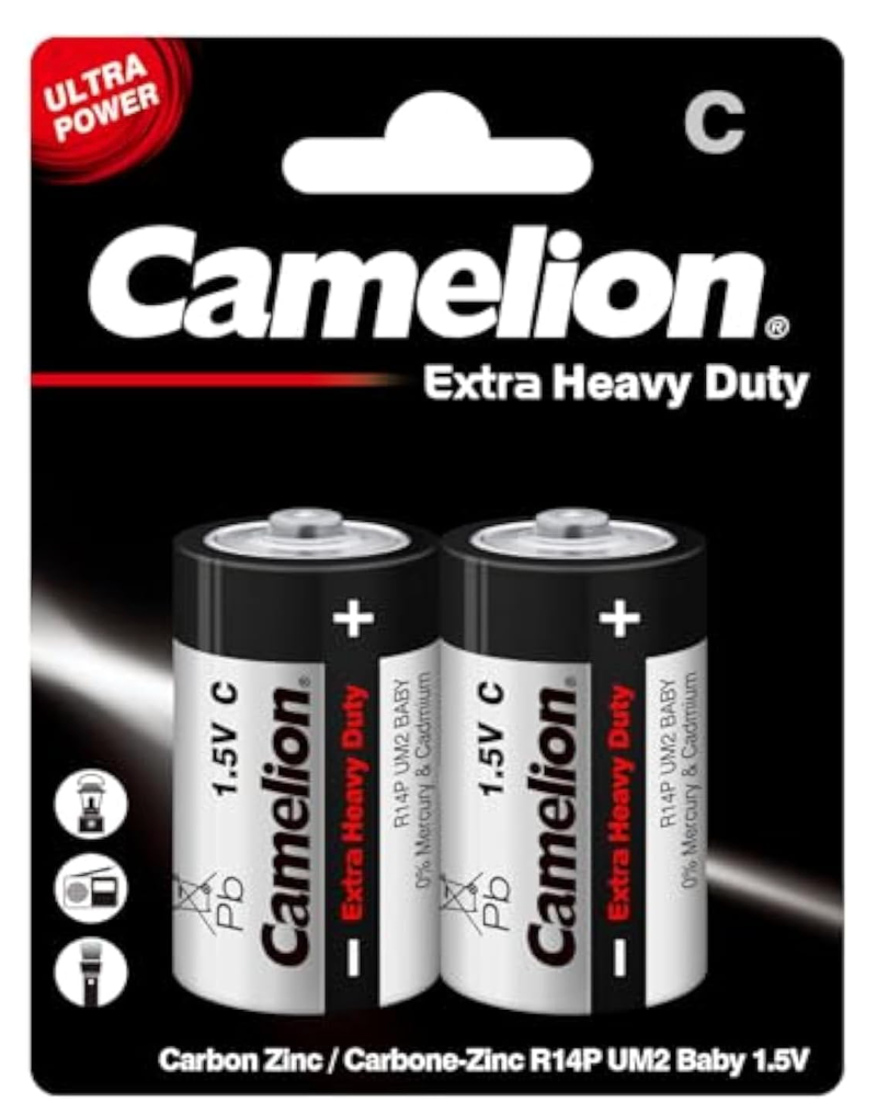 حجر بطاريه مقاس C Camelion